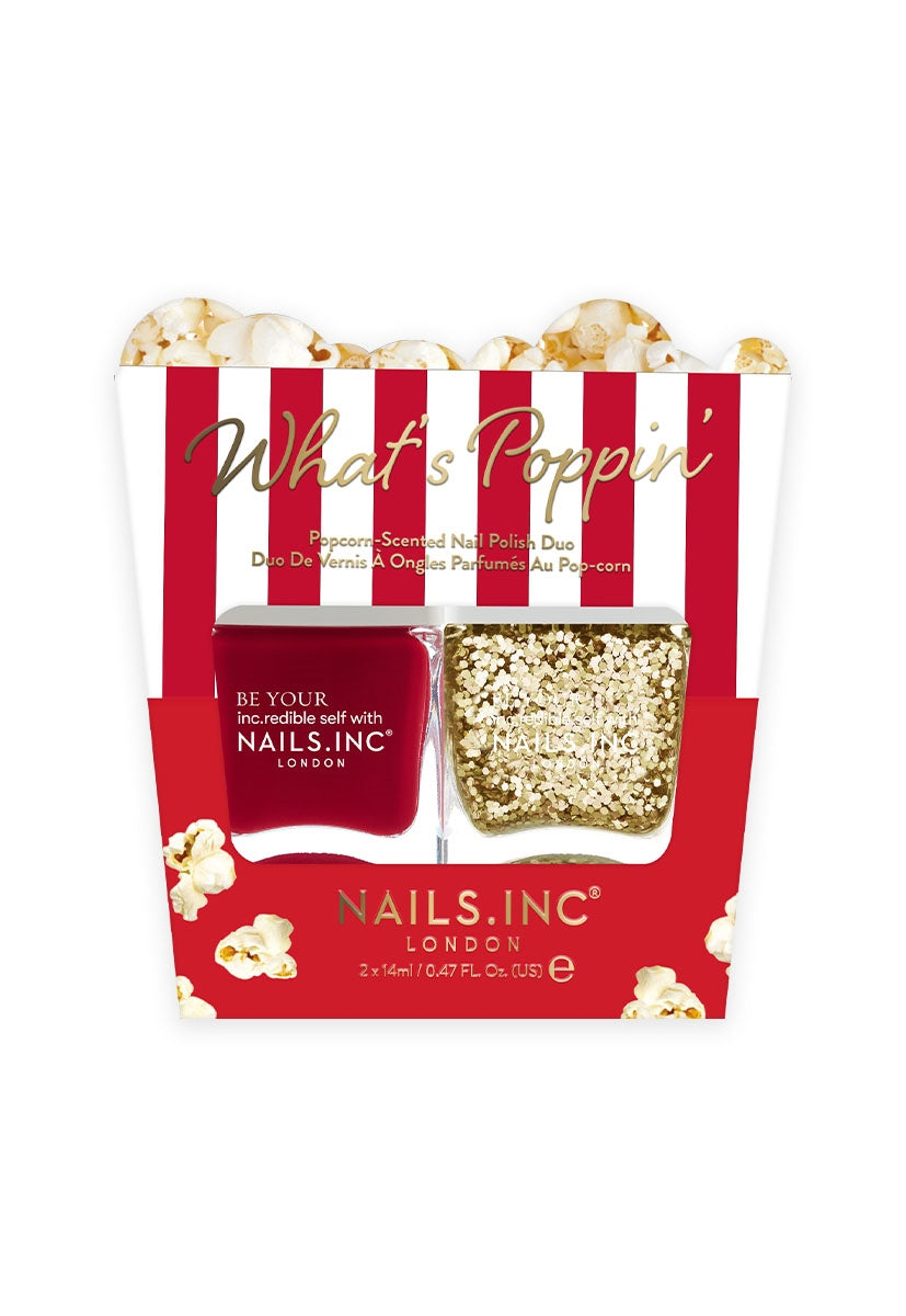 Whats Poppin' Popcorn-Scented Nail Polish Duo