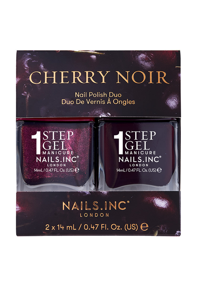 Cherry Noir Nail Polish Duo US