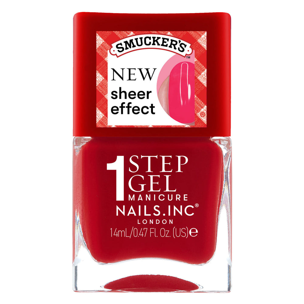 Nails.INC x Smucker’s® Sweeter Than Strawberries - It’s Topless Jelly Effect 1-Step Gel-Like Scented Nail Polish