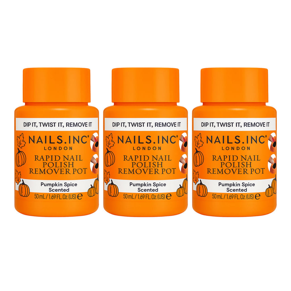 Pumpkin Spice Nail Polish Remover Trio